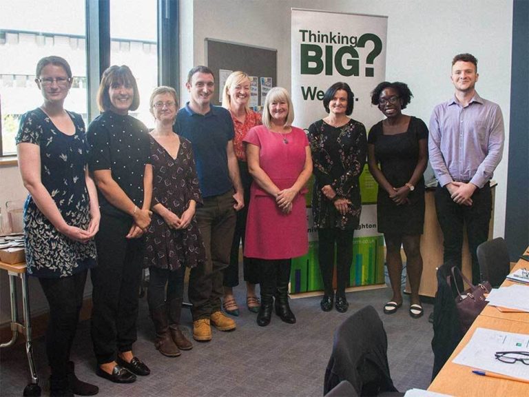 Legacy leading a sustainability workshop for small businesses in Sussex.