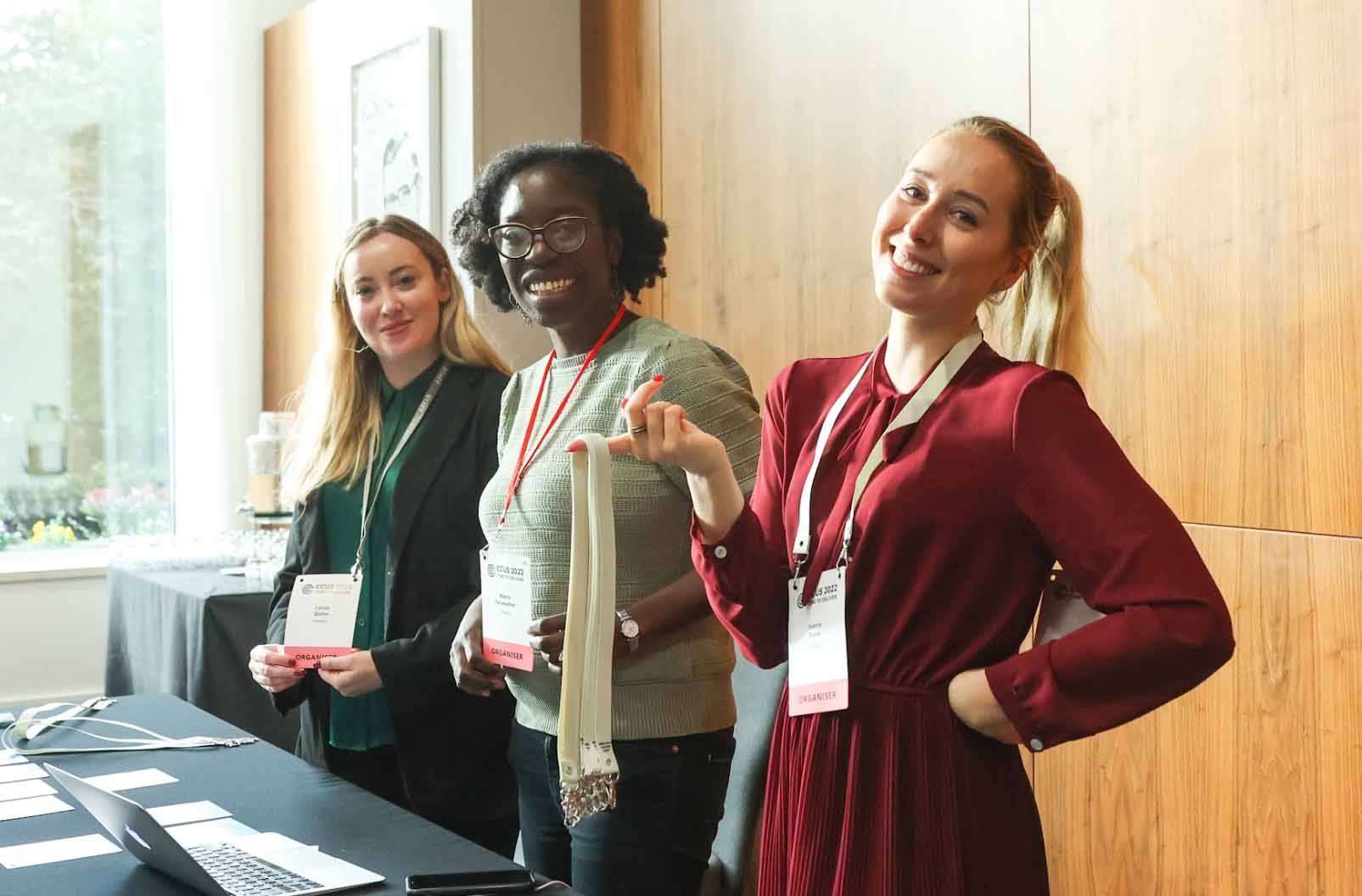 Legacy Team at event stand